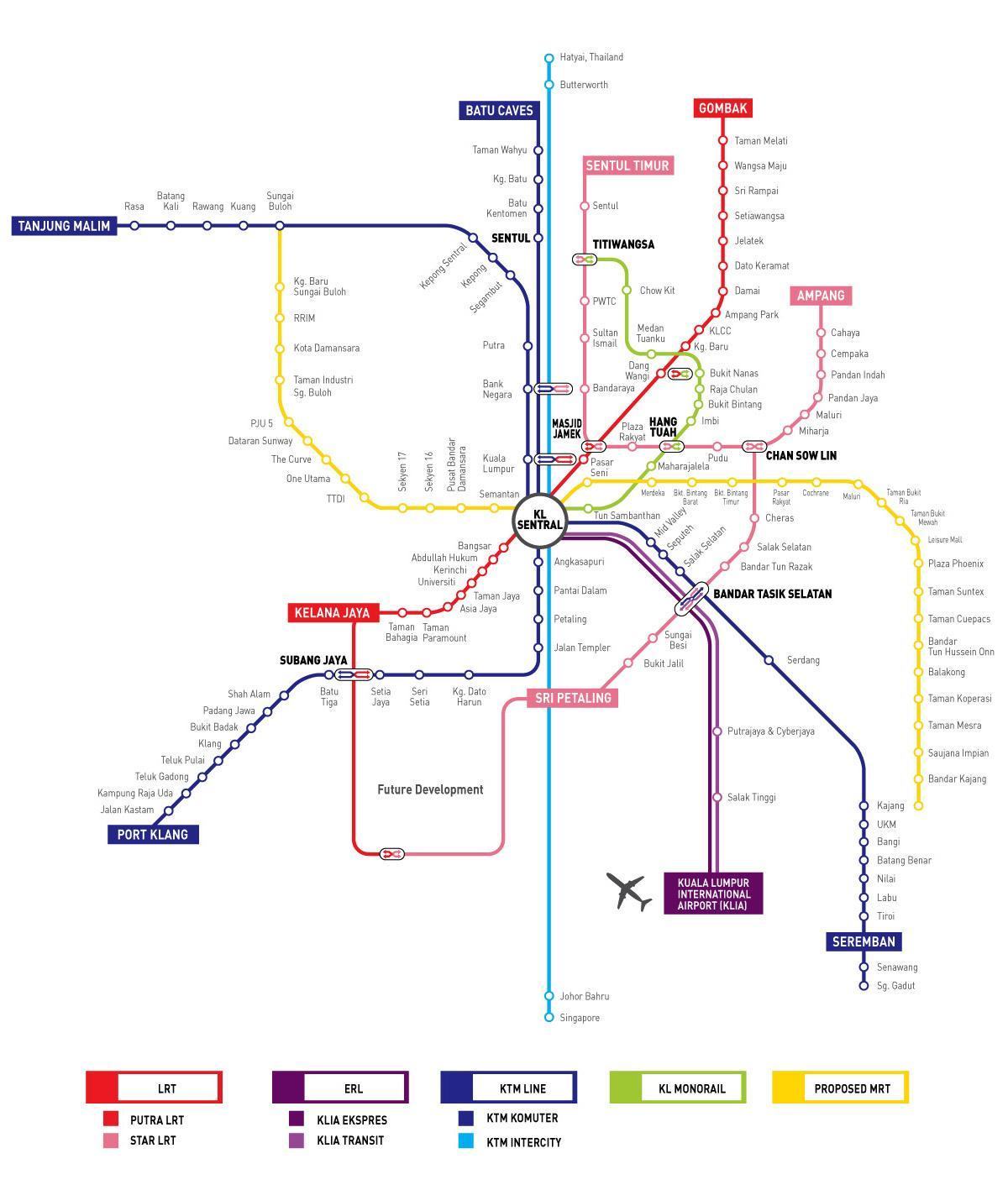 kl галт тэрэгний замын газрын зураг нь