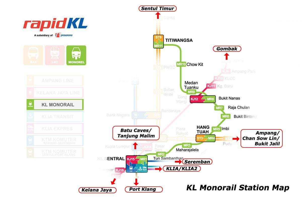 lrt monorail газрын зураг