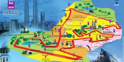 Куала лумпур дээр хоп хоп унтраах замын газрын зураг нь