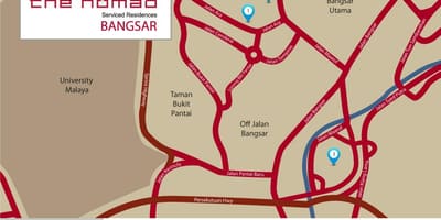 Bangsar куала лумпур газрын зураг