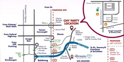 Cheras куала лумпур газрын зураг