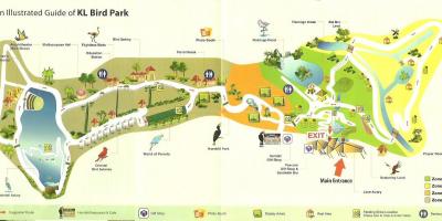 Куала лумпур bird park газрын зураг