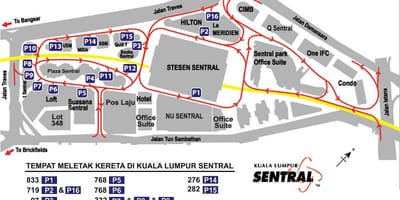 Куала лумпур sentral газрын зураг