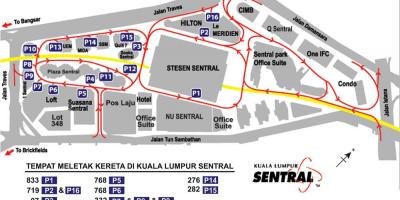 Sentral станц куала лумпур газрын зураг
