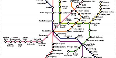 Малайз метроны газрын зураг