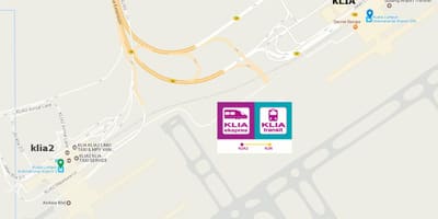 Klia дамжин өнгөрөх замын газрын зураг нь