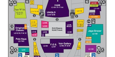 Klia зогсоолын блок газрын зураг