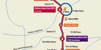 Kelana сүм lrt станцын зураг