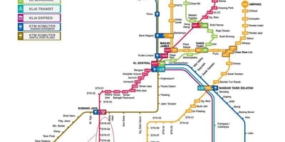 Subang сүм lrt замын газрын зураг нь