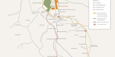 Sentul куала лумпур газрын зураг